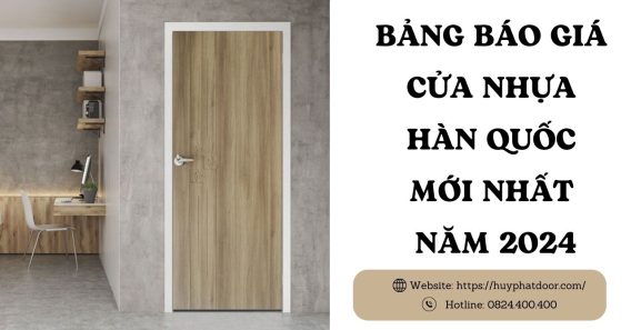 Báo giá cửa nhựa Hàn Quốc