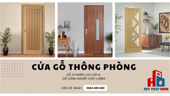 cửa gỗ thông phòng