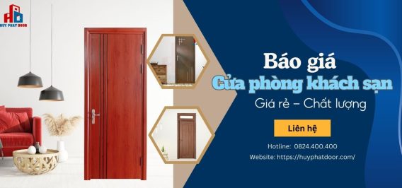 Báo gía cửa phòng khách sạn