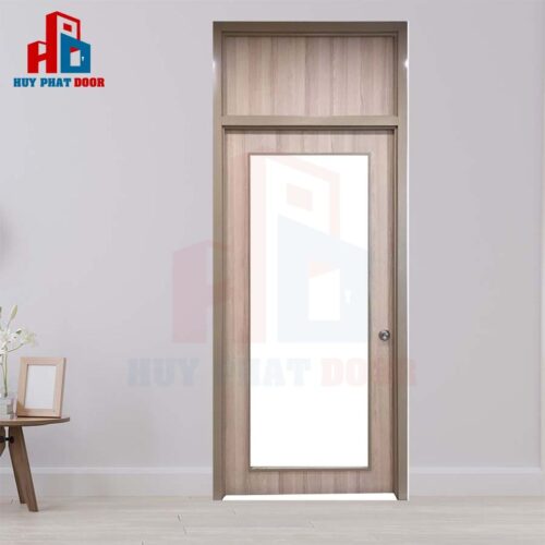 Cửa gỗ nhà vệ sinh GVSINH-SGD-Melamine-P1G1-FIX