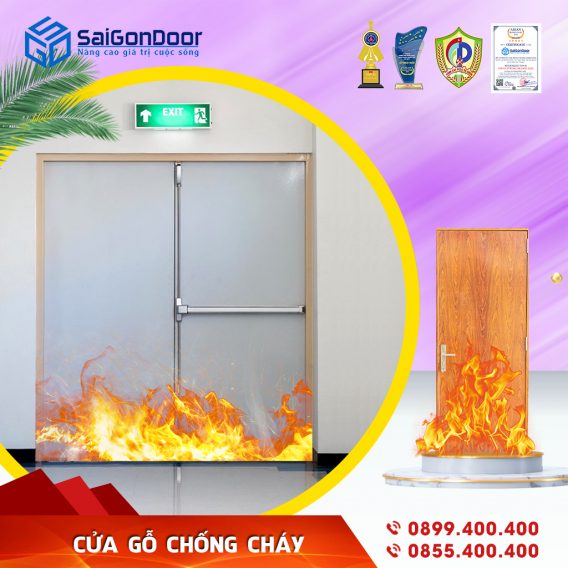 Cấu tạo cửa gỗ chống cháy chi tiết