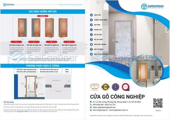 Catalogue cửa gỗ công nghiệp