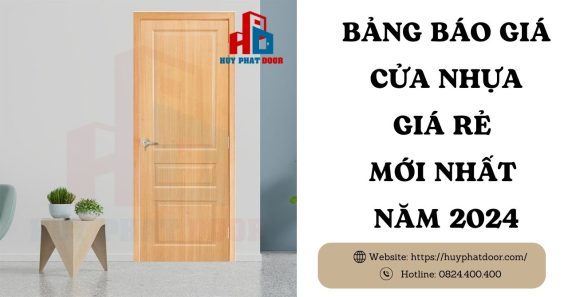 Bảng báo giá cửa nhựa giá rẻ mới nhất năm 2024