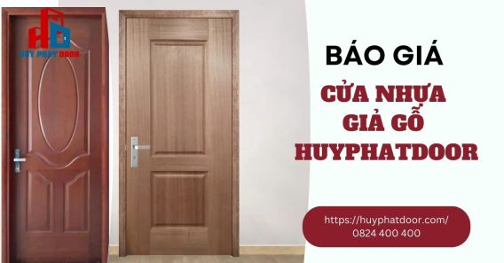 Báo giá cửa nhựa giả gỗ