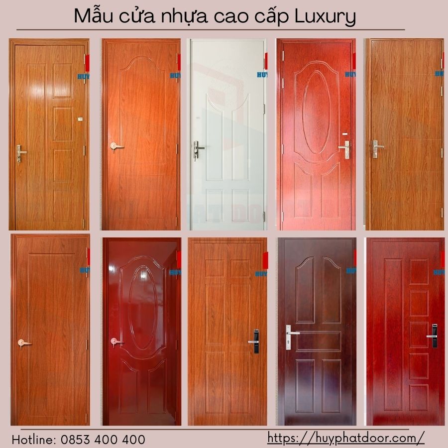 Mẫu cửa nhựa cao cấp Luxury