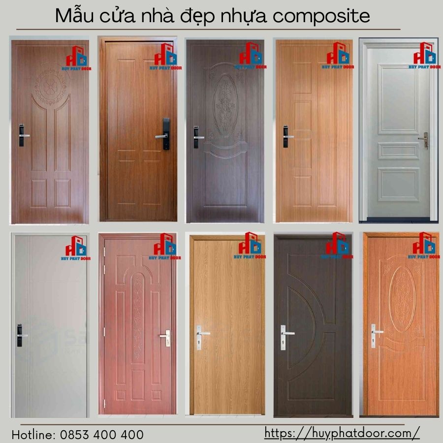 Mẫu cửa nhựa cao cấp composite