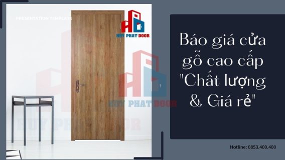 báo giá cửa gỗ cao cấp