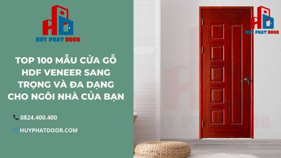 mẫu cửa gỗ hdf veneer