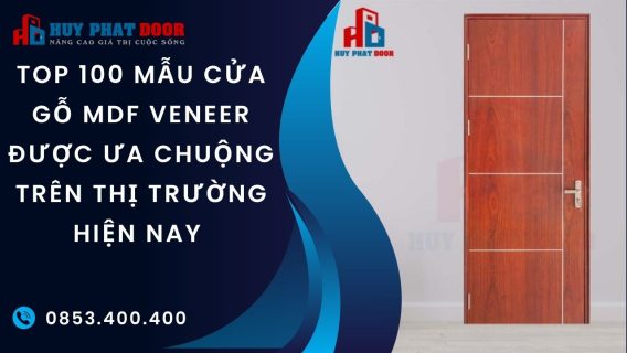 mẫu cửa gỗ mdf veneer