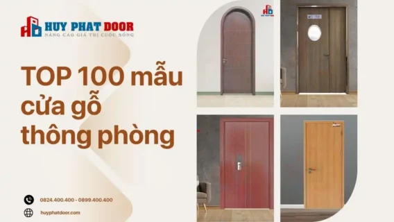 Mẫu Cửa Gỗ Thông Phòng