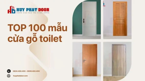 Top 100 mẫu cửa gỗ toilet đẹp, chống nước