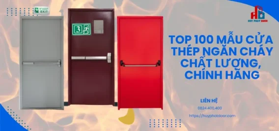 mẫu cửa thép ngăn cháy