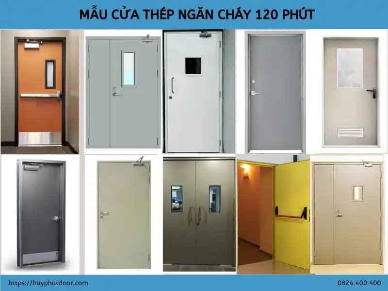 Cửa thép ngăn cháy 120 phút Cửa thép ngăn cháy 120 phút