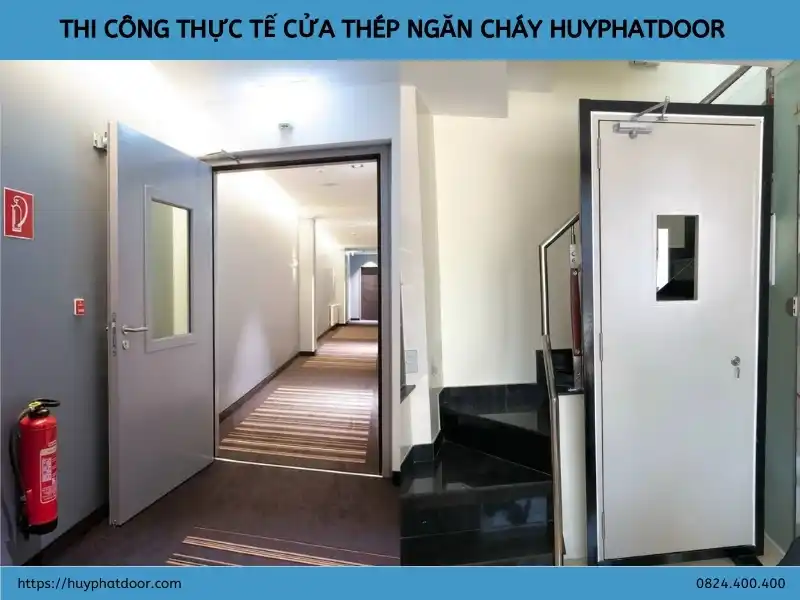 HuyPhatDoor - đơn vị thi công cửa thép ngăn cháy uy tín HuyPhatDoor - đơn vị thi công cửa thép ngăn cháy uy tín