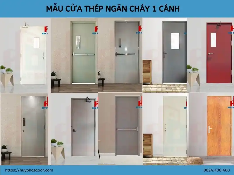 Cửa thép ngăn cháy 1 cánh Cửa thép ngăn cháy 1 cánh