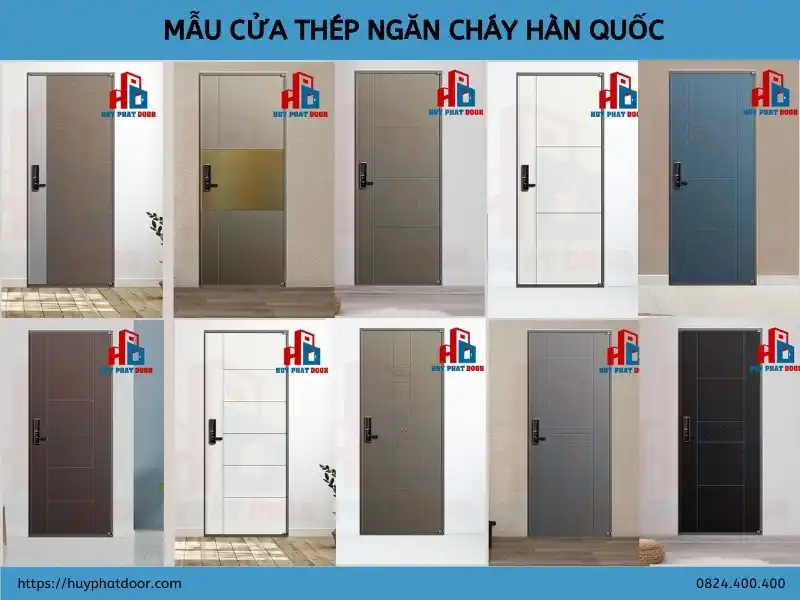 Cửa thép ngăn cháy Hàn Quốc Cửa thép ngăn cháy Hàn Quốc