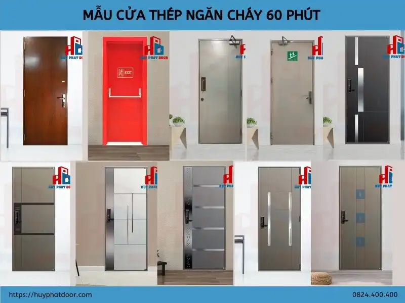 Cửa thép ngăn cháy 60 phút Cửa thép ngăn cháy 60 phút