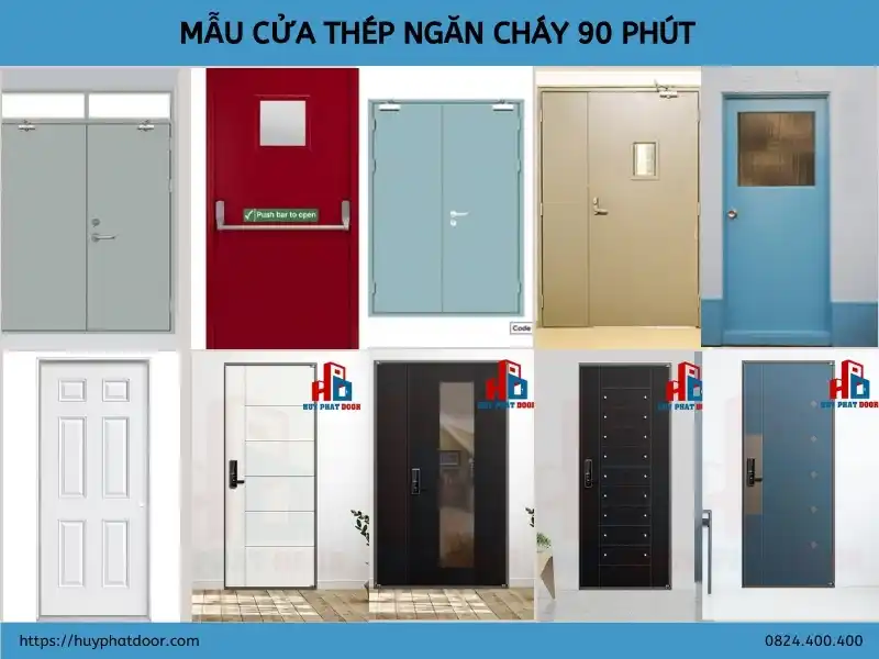 Cửa thép ngăn cháy 90 phút Cửa thép ngăn cháy 90 phút