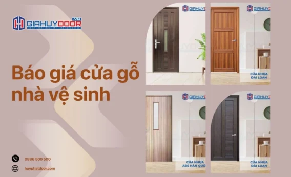 Báo Giá Cửa Gỗ Nhà Vệ Sinh: Các Mẫu Đẹp Nhất Tại HuyPhatDoor