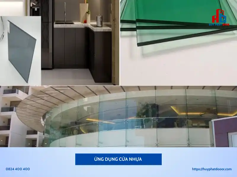 Ứng dụng của kính ngăn cháy Ứng dụng của kính ngăn cháy