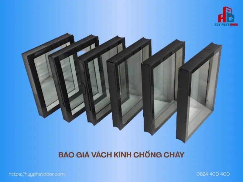 Báo giá vách kính chống cháy mới nhất Báo giá vách kính chống cháy mới nhất