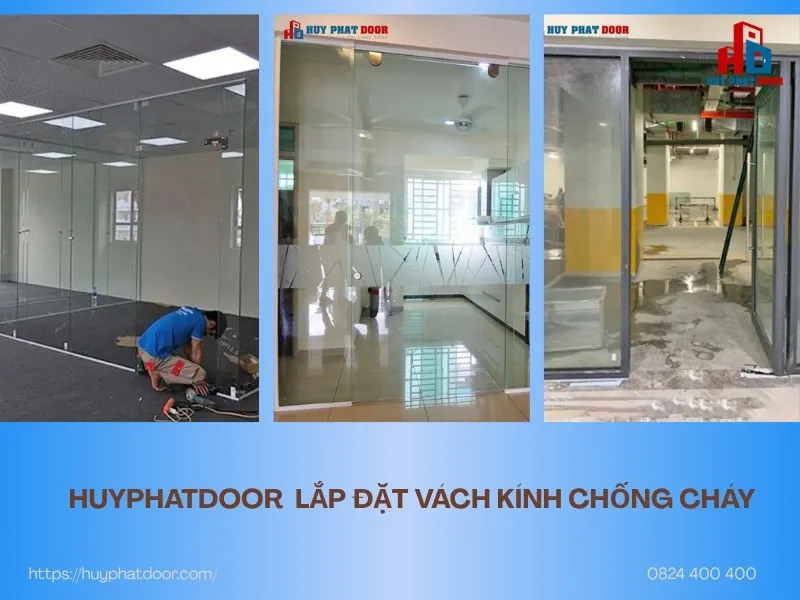 HuyPhatDoor - Đơn vị cung cấp, thi công vách kính chống cháy đạt chuẩn, uy tín HuyPhatDoor - Đơn vị cung cấp, thi công vách kính chống cháy đạt chuẩn, uy tín